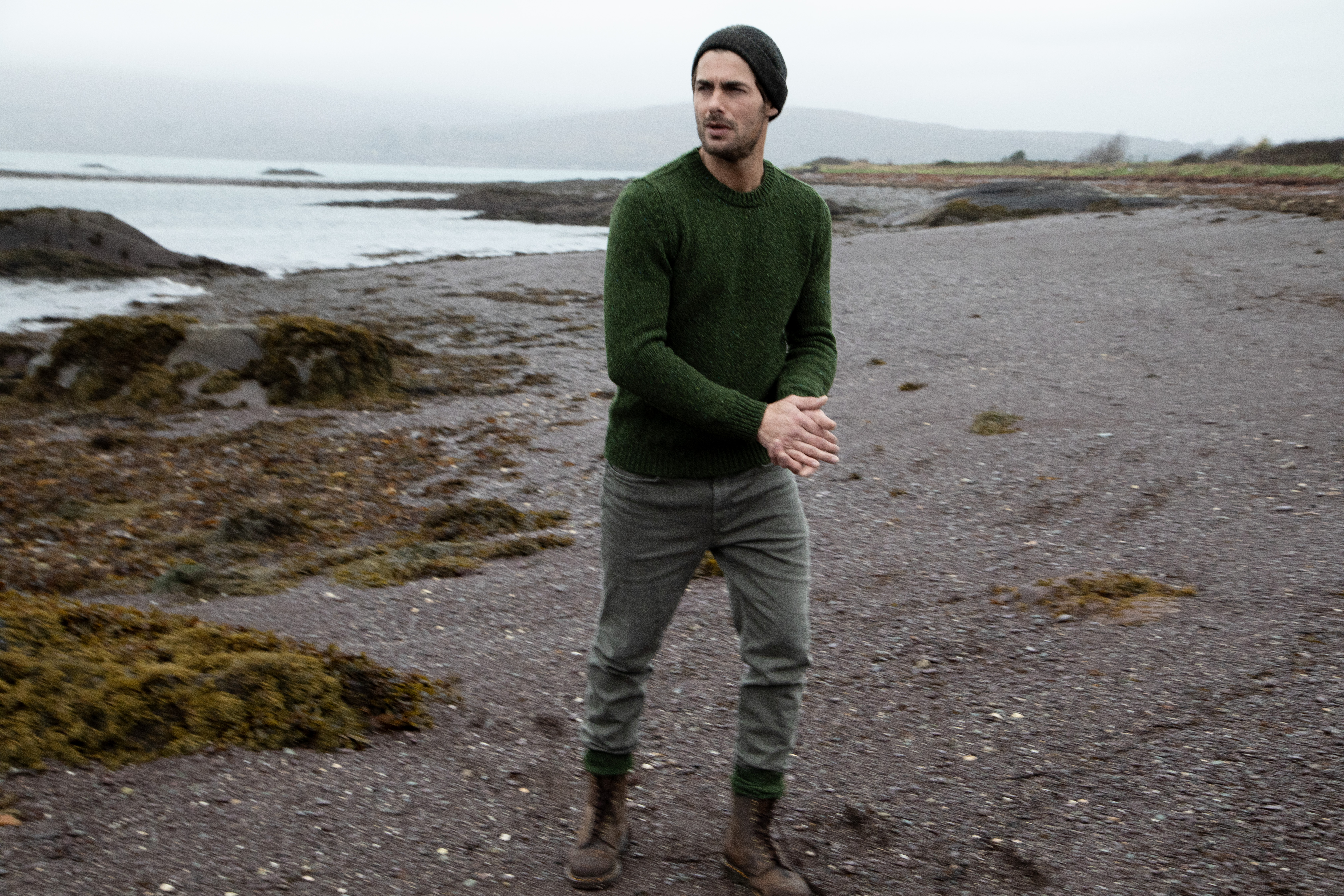 FK828 Crew Neck sweater - Seaweed