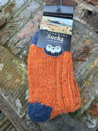 Connemara sokken Oranje/Blauw 39-42