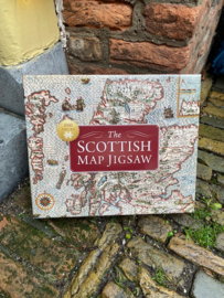 Puzzel The Scottish Map Jigsaw