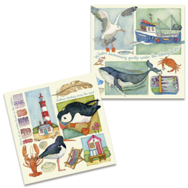 Mini cardpack Coastal Pieces
