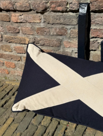 Vintage Saltire / Schotse vlag kussen XXXL