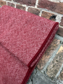 Plaid Basket Weave Burgundy