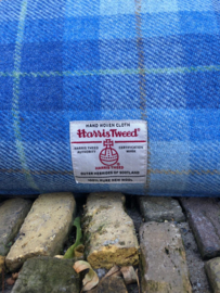 Harris Tweed Lichtblauwe ruit