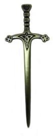 Zwaard kilt pin in oudgoud