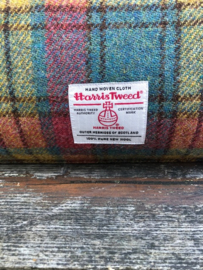Harris Tweed Mosterd/Engels rood/Blauw