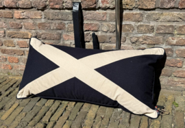 Vintage Saltire / Schotse vlag kussen XXXL