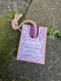 Soap-on-a-Rope Pressed Peonies