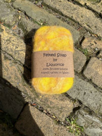Felted Soap Donker Kanariegeel