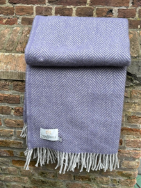 Plaid Visgraat Lavender/Silver Grey