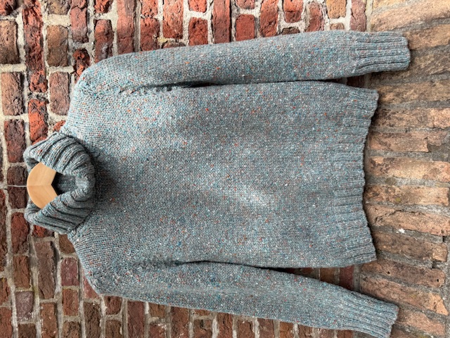 FSS72M Polo Neck Sweater Seafoam