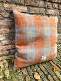 Harris Tweed Engels Rood/Lichtblauw/Geel