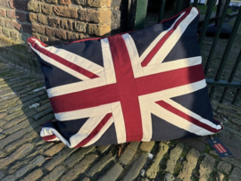 Vintage Union Flag kussen rechthoekig XL