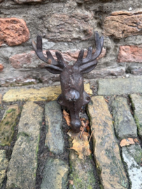 Gietijzer Hert met 1 haak