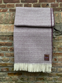 6. Fair Isle deken Aubergine