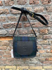 Thistlebag "Poppy" in Black Watch stof van Harris Tweed