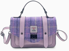 The Mini Satchel Paarse ruit