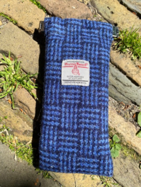 Harris Tweed Bril etui Blue Basket Weave