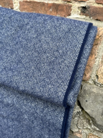 Plaid Basket Weave Navy