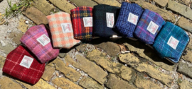 Harris Tweed portemonnee Pink check