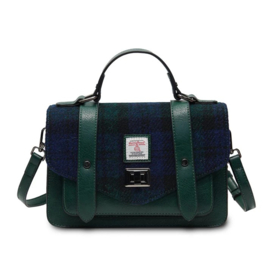 The Large Satchel Black Watch tartan