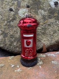 Glazen Iconische rode brievenbus
