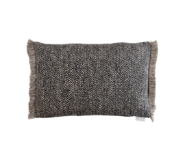 Visgraat Kussen Charcoal