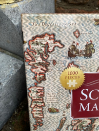 Puzzel The Scottish Map Jigsaw