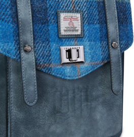 Mini Carloway Backpack in Lichtblauwe ruit