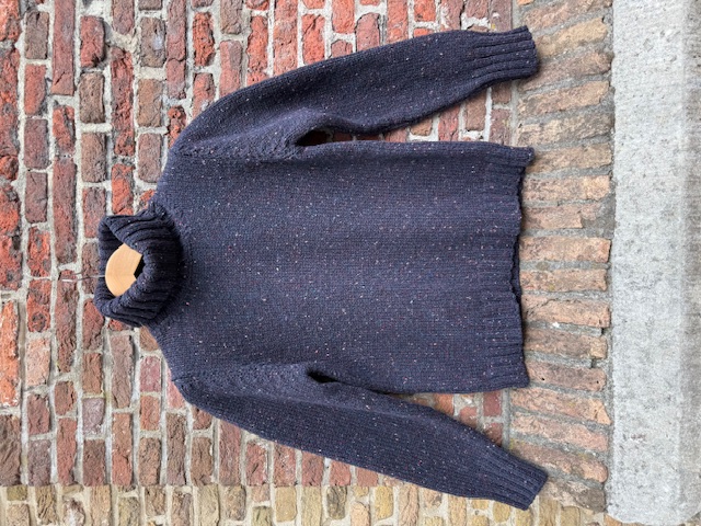 FSS72M Polo Neck Sweater Seabed