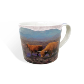 Julian Friers  beker Highland Cows 2