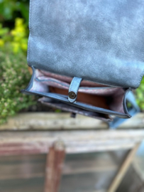 Mini Carloway Backpack in Lichtblauwe ruit