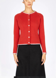 A512 Killiney Cashmere Damesvest Tandoori