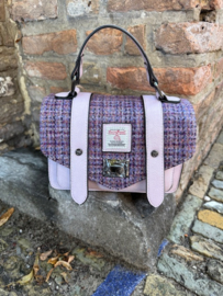 The Mini Satchel Paars gemeleerd