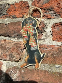 Metalen hanger Nostalgische Teckel