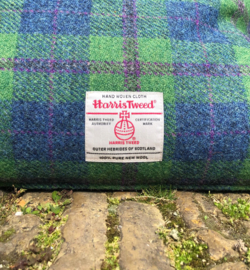 Harris Tweed Groen/Blauw/Paars geruit