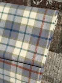Lavendel geurende plaid "Grijsblauw" geruit