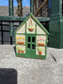 Theelicht "Greenhouse" van keramiek
