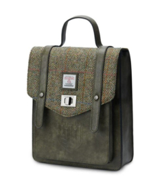 Carloway Laptop Backpack in Chestnut Herringbone