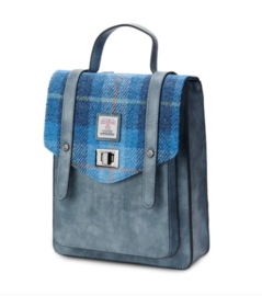 Mini Carloway Backpack in Lichtblauwe ruit