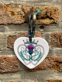 Porseleinen Keltische Luckenbooth hartvorm