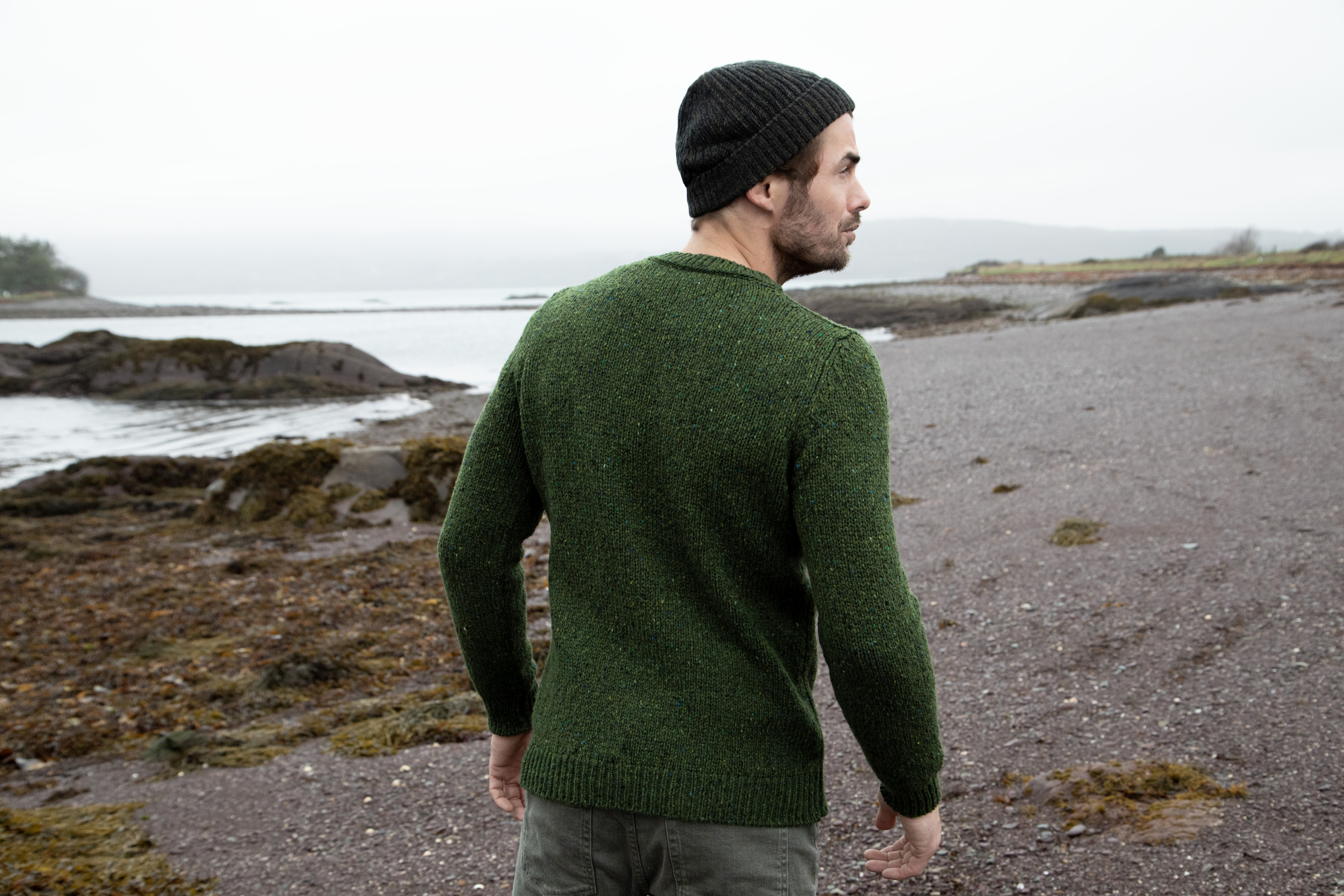 FK828 Crew Neck sweater - Seaweed