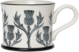Moorland Pottery beker Distels