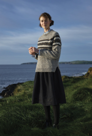SM104M Crew Neck Jumper Fairisle pattern - Stony Ground