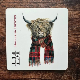 Onderzetter Highland Hipster