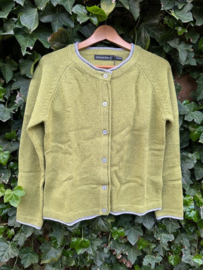 A512 Killiney Cashmere Damesvest Green Apple