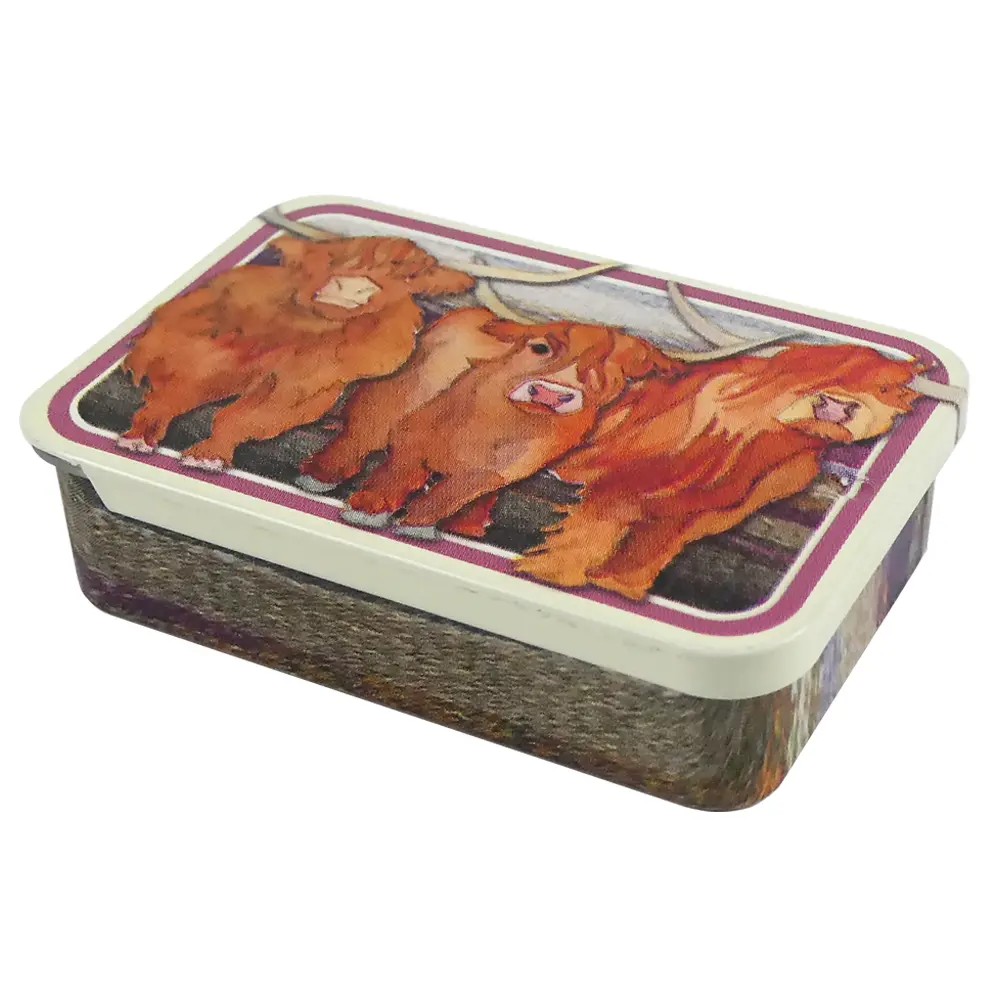 T240 Highland Cow- Pocket tin