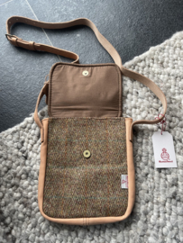 Thistlebag "Moira" in Hunting MacLeod stof van Harris Tweed