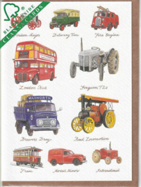 Kaart CC3230 Vintage Vehicles