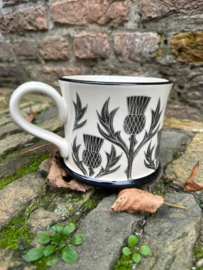 Moorland Pottery beker Distels