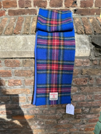 Harris Tweed Sjaal Blauwe Stewart ruit